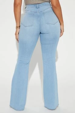 Best deal ๐งจ Fashion Nova Emma Super Stretch High Rise Flare ๐ Jeans - Medium Blue Wash ๐ฅฐ 10 Fashion Nova Emma Super Stretch High Rise Flare Jeans - Medium Blue Wash