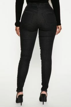 Budget โญ Fashion Nova In The Mood Skinny ๐ Jeans - Black Wash ๐ 10 Fashion Nova In The Mood Skinny Jeans - Black Wash