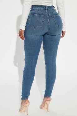 Fashion Nova Turn' Heads Booty Lifting Skinny Jeans - Medium Wash