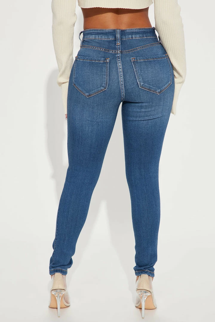 Best Pirce ๐คฉ Fashion Nova Petite Canopy ๐ Jeans - Medium Blue Wash Skinny ๐ Jeans ๐ 5 Fashion Nova Petite Canopy Jeans - Medium Blue Wash Skinny Jeans