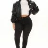 Fashion Nova Jessica Skinny Jeans - Black