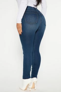 Fashion Nova So Seamless Stretch Skinny Jeans - Dark Wash