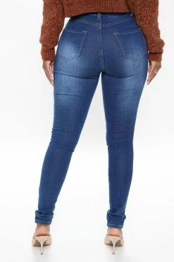 Fashion Nova Skinny Jeans Sedona High Rise Skinny Jean - Dark Wash