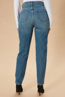 Fashion Nova I Got It From My Mama Jeans - Medium Wash Mom Jeans
