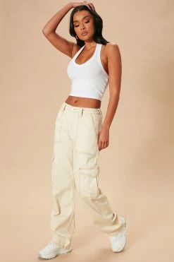 Cheap โ๏ธ Fashion Nova Baggy ๐ Jeans Give Me A Break Cargo Carpenter ๐ Jeans - Off White ๐ 10 Fashion Nova Baggy Jeans Give Me A Break Cargo Carpenter Jeans - Off White