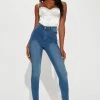 Fashion Nova Skinny Jeans Tall Supernatural High Rise Jeans - Medium Blue Wash
