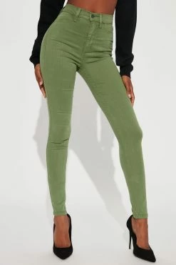 Coupon ๐ฅฐ Fashion Nova Tall Classic High Waist Skinny ๐ Jeans - Olive ๐ 9 Fashion Nova Tall Classic High Waist Skinny Jeans - Olive