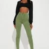 Coupon ๐ฅฐ Fashion Nova Tall Classic High Waist Skinny ๐ Jeans - Olive ๐ 1 Fashion Nova Tall Classic High Waist Skinny Jeans - Olive