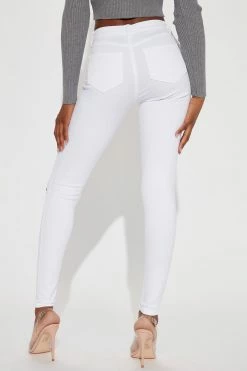 Fashion Nova Tall Canopy Jeans - White Skinny Jeans