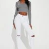Fashion Nova Tall Canopy Jeans - White Skinny Jeans