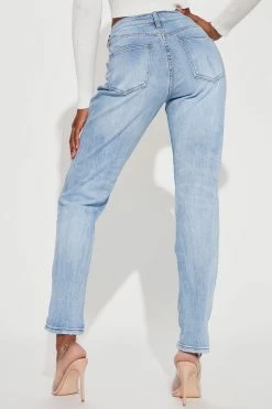 Fashion Nova Tall Keepin Me Stressed Boyfriend Jeans - Medium Blue Wash