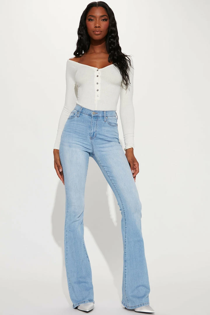 Budget π₯° Fashion Nova Tall Dare To Flare π Jeans - Medium Blue Wash π 3 Fashion Nova Tall Dare To Flare Jeans - Medium Blue Wash