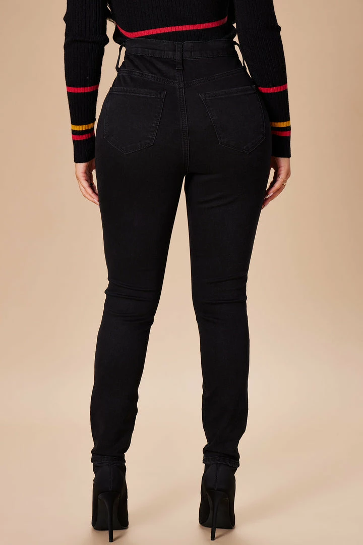 Discount ⌛ Fashion Nova Petite Emma Super Stretch High Rise Skinny Jean - Black Skinny 👖 Jeans 🎉 5 Fashion Nova Petite Emma Super Stretch High Rise Skinny Jean - Black Skinny Jeans