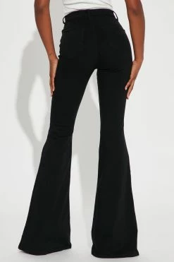 Cheap 🎁 Fashion Nova Tall Santorini Super Stretch Flare 👖 Jeans - Black 💯 11 Fashion Nova Tall Santorini Super Stretch Flare Jeans - Black