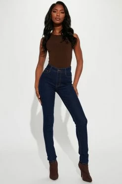 Fashion Nova Tall Jodeci Jeans - Dark Wash