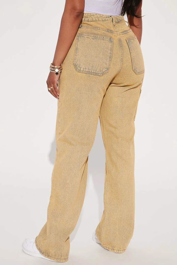 Fashion Nova No Bad Days Acid Wash Straight Leg Jeans - Acid Wash