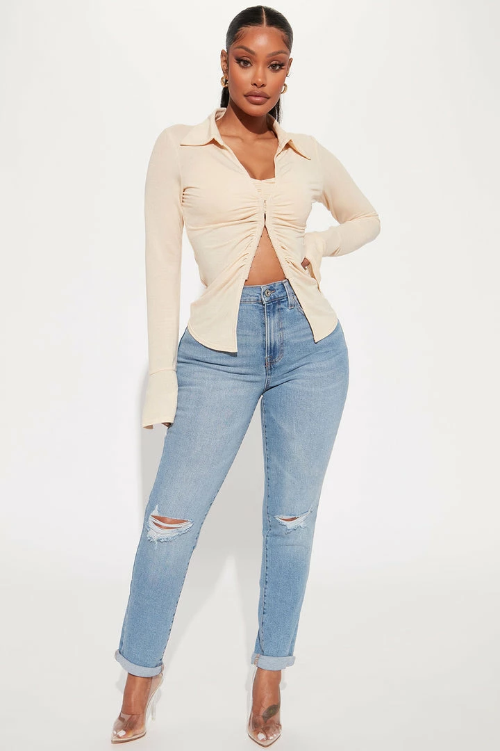 Discount 🛒 Fashion Nova Daily Double Low Stretch Ripped Mom 👖 Jeans - Medium Blue Wash 🔥 3 Fashion Nova Daily Double Low Stretch Ripped Mom Jeans - Medium Blue Wash