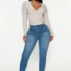 Fashion Nova Elsie Sculpting Stretch Skinny Jeans - Medium Wash