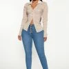 Best deal ⭐ Fashion Nova Sweet Cheeks High Rise Stretch Skinny 👖 Jeans - Medium Blue Wash 😉 1 Fashion Nova Sweet Cheeks High Rise Stretch Skinny Jeans - Medium Blue Wash