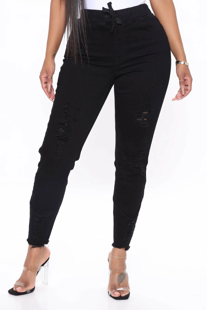Budget โ Fashion Nova Somewhat The Same Jogger ๐ Jeans - Black ๐ฏ 4 Fashion Nova Somewhat The Same Jogger Jeans - Black