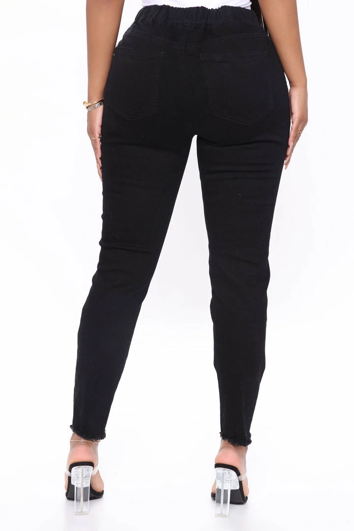 Budget โ Fashion Nova Somewhat The Same Jogger ๐ Jeans - Black ๐ฏ 5 Fashion Nova Somewhat The Same Jogger Jeans - Black