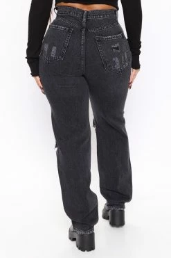 Best Sale π₯° Fashion Nova One And Only Ultra High Rise Ripped Boyfriend π Jeans - Black βοΈ 12 Fashion Nova One And Only Ultra High Rise Ripped Boyfriend Jeans - Black