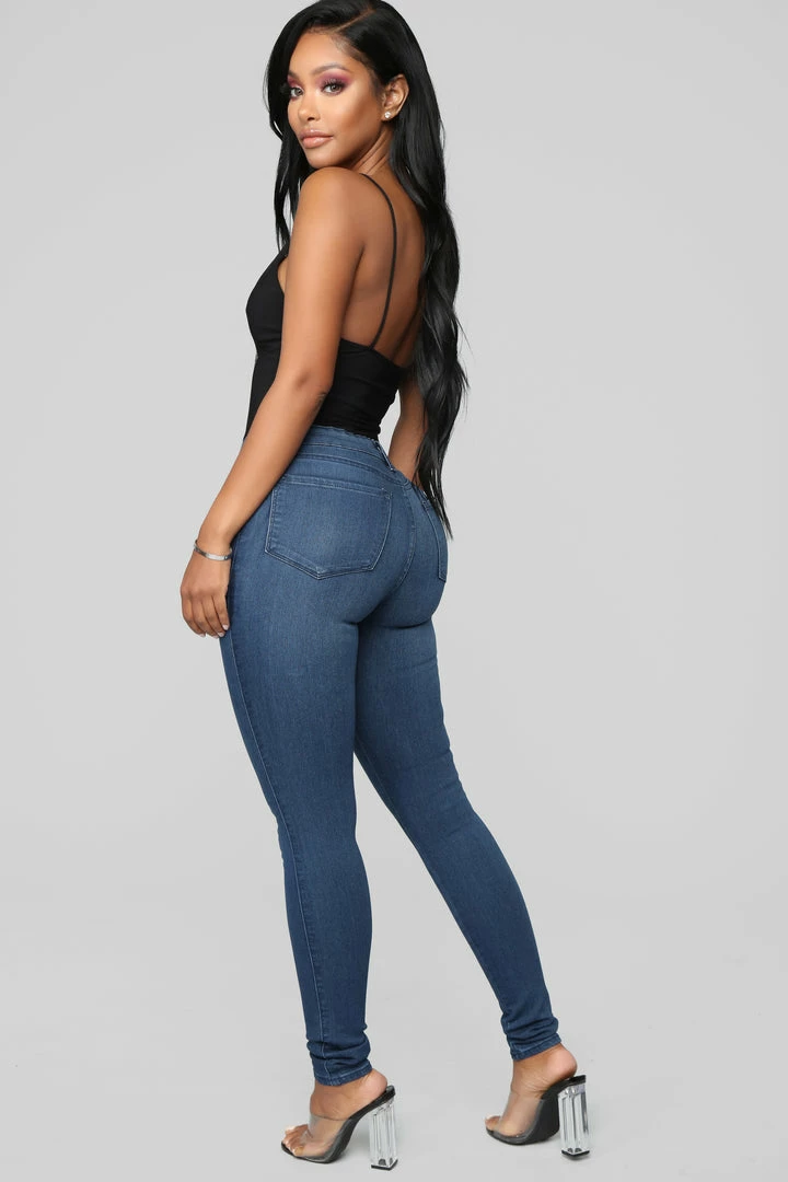 Best Sale ๐ Fashion Nova Luxe Glam High Waist Skinny ๐ Jeans - Dark ๐ 5 Fashion Nova Luxe Glam High Waist Skinny Jeans - Dark