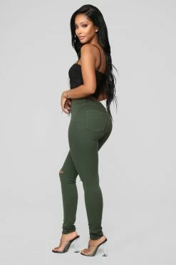 Cheap ๐ Fashion Nova Skinny ๐ Jeans Canopy ๐ Jeans - Olive โจ 22 Fashion Nova Skinny Jeans Canopy Jeans - Olive