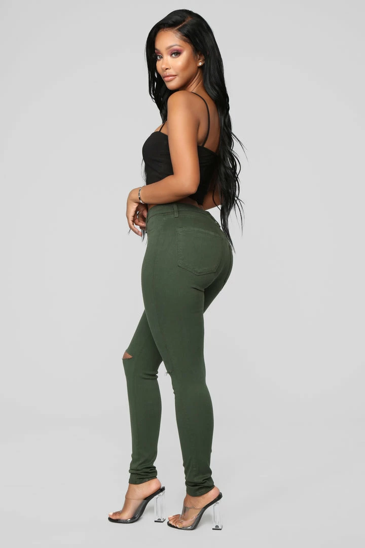 Cheap ๐ Fashion Nova Skinny ๐ Jeans Canopy ๐ Jeans - Olive โจ 9 Fashion Nova Skinny Jeans Canopy Jeans - Olive