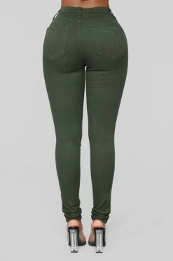 Cheap ๐ Fashion Nova Skinny ๐ Jeans Canopy ๐ Jeans - Olive โจ 25 Fashion Nova Skinny Jeans Canopy Jeans - Olive