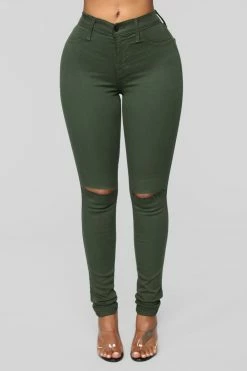 Cheap ๐ Fashion Nova Skinny ๐ Jeans Canopy ๐ Jeans - Olive โจ 21 Fashion Nova Skinny Jeans Canopy Jeans - Olive