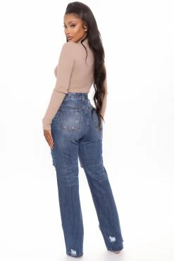 Brand new ๐ Fashion Nova We Belong Together Distressed Nova Denim Boyfriend ๐ Jeans - Medium Blue Wash Straight Leg ๐ Jeans ๐ 15 Fashion Nova We Belong Together Distressed Nova Denim Boyfriend Jeans - Medium Blue Wash Straight Leg Jeans