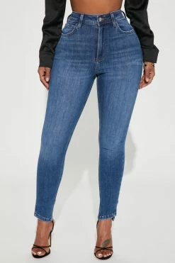 Fashion Nova Deluxe Super Stretch High Rise Skinny Jean - Medium Wash