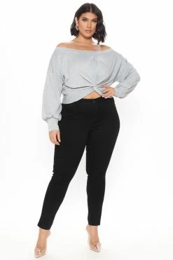 Fashion Nova Get You Alone Booty Lifter Skinny Jeans - Black
