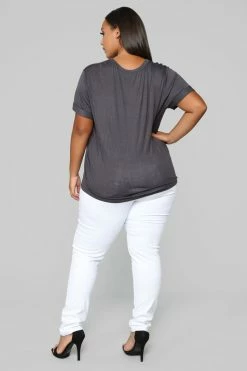 Fashion Nova Skinny Jeans Hit The Freeway Jeans - White