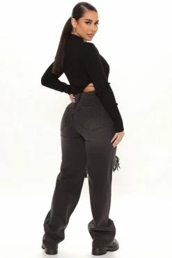 Best reviews of ๐ Fashion Nova Go Bestie Ripped Straight Leg ๐ Jeans - Black โ 9 Fashion Nova Go Bestie Ripped Straight Leg Jeans - Black