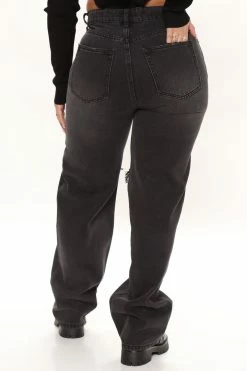 Best reviews of ๐ Fashion Nova Go Bestie Ripped Straight Leg ๐ Jeans - Black โ 8 Fashion Nova Go Bestie Ripped Straight Leg Jeans - Black