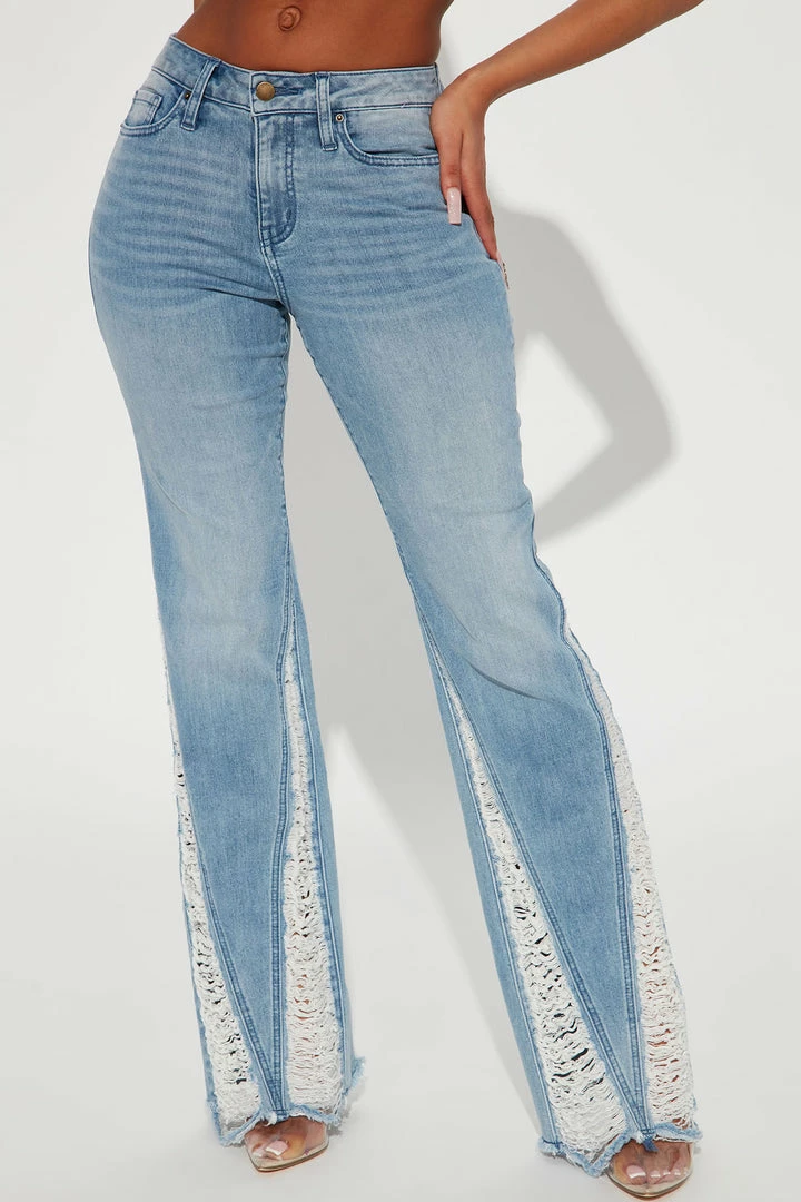 Cheap ๐ Fashion Nova Flare ๐ Jeans Southern Charm Distressed Flare Jean - Light Blue Wash ๐ 5 Fashion Nova Flare Jeans Southern Charm Distressed Flare Jean - Light Blue Wash