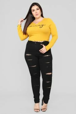 Fashion Nova Hug So Tight Jeans - Black Skinny Jeans