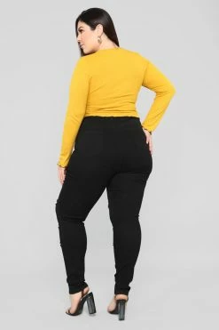 Fashion Nova Hug So Tight Jeans - Black Skinny Jeans