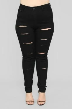 Fashion Nova Hug So Tight Jeans - Black Skinny Jeans