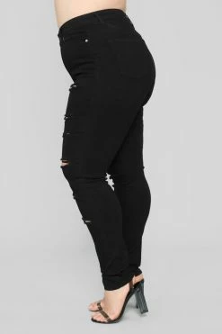Fashion Nova Hug So Tight Jeans - Black Skinny Jeans