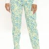 Fashion Nova Mod Babe Swirl Print Slim Straight Leg Jeans - Blue/combo