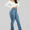 Deals ๐งจ Fashion Nova Don't Break My Heart Flare ๐ Jeans - Medium Blue Wash ๐ 2 Fashion Nova Don't Break My Heart Flare Jeans - Medium Blue Wash
