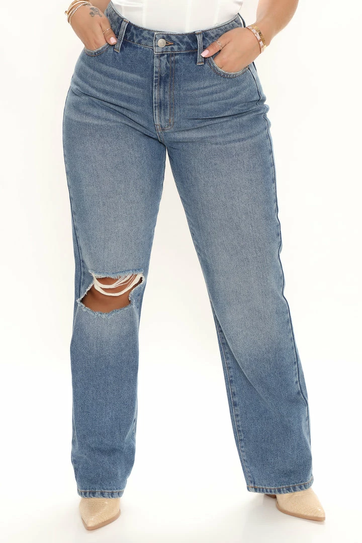 Coupon ๐ Fashion Nova Keep It On The Low Straight Leg ๐ Jeans - Medium Blue Wash Baggy ๐ Jeans ๐ 4 Fashion Nova Keep It On The Low Straight Leg Jeans - Medium Blue Wash Baggy Jeans