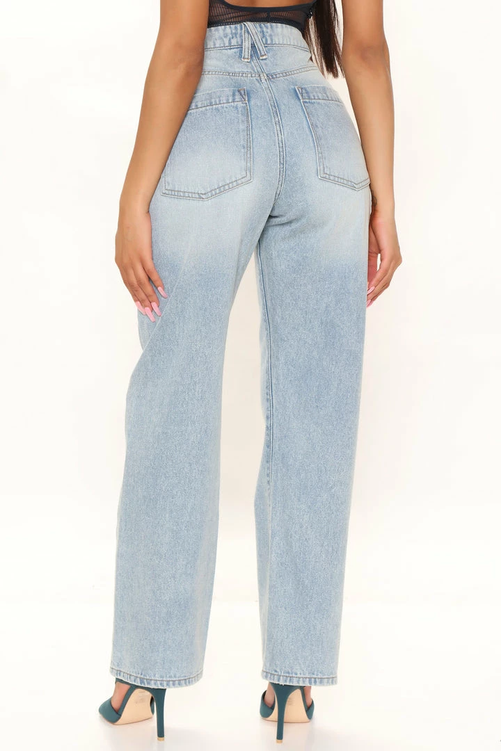 Deals ๐ฅ Fashion Nova On The Down Low Straight Leg Jean - Light Blue Wash ๐ 6 Fashion Nova On The Down Low Straight Leg Jean - Light Blue Wash