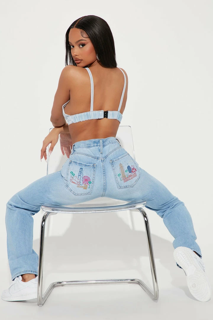 Discount ๐ Fashion Nova Streets Of LA Non Stretch Straight Leg ๐ Jeans - Light Wash ๐ 3 Fashion Nova Streets Of LA Non Stretch Straight Leg Jeans - Light Wash