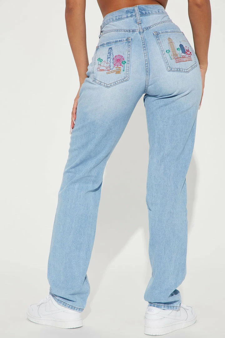 Discount ๐ Fashion Nova Streets Of LA Non Stretch Straight Leg ๐ Jeans - Light Wash ๐ 5 Fashion Nova Streets Of LA Non Stretch Straight Leg Jeans - Light Wash