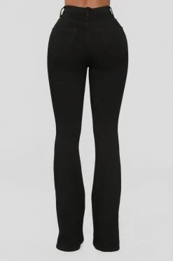 Fashion Nova Deep In My Soul Flare Jeans - Black Skinny Jeans