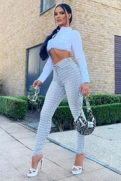 Fashion Nova About The Feels Stretch Skinny Jeans - Light Blue Wash
